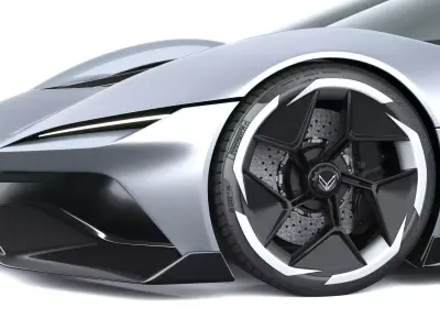 Chevrolet Corvette CX Concept 2025 3D model