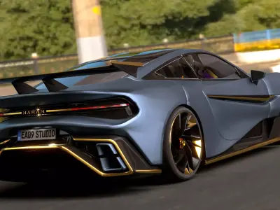 2025 Naran Hyper Coupe 3D model