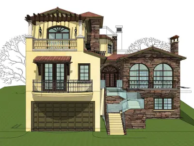 Regal-Luxury-Villa Area-01 3D model