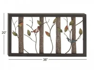 Winston Porter Metal Wood Wall Decor Free 3D model