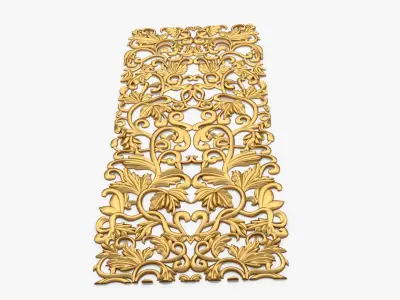 Classic decor ornament 119 3D model