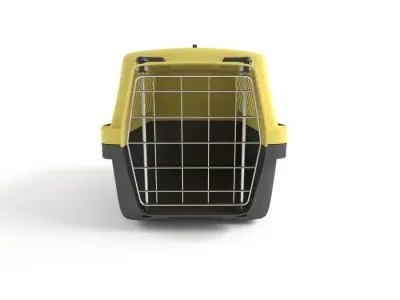 Pet Carry Case Animal Carrier Low Poly Low-poly 3D model