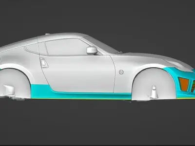 Nissan 370Z Weber Sports Bodykit 3D model