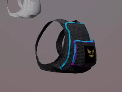 bag 3dmodel Low-poly 3D model