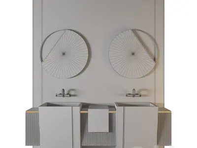 Luxury Bathroom 266 3D model