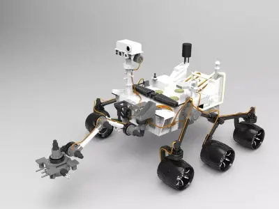 Curiosity Mars Rover 3D model
