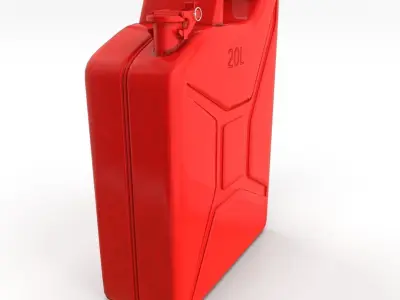 Jerry Can 2 PBR Low-poly 3D model