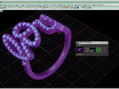 love ring 3D print model