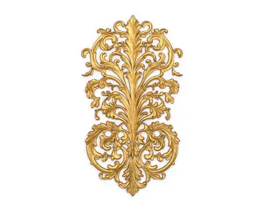 Classic decor ornament carved 44  3D model