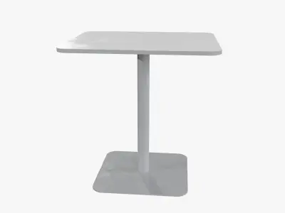 Mesa Cafe Table-Model 4671 v-02 Low-poly 3D model