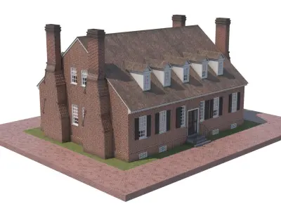 Historic George Washington House 3D model