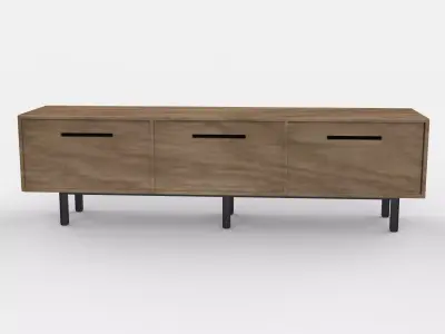 TV bench 04  3D model