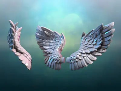 Angel Wings 3D print model