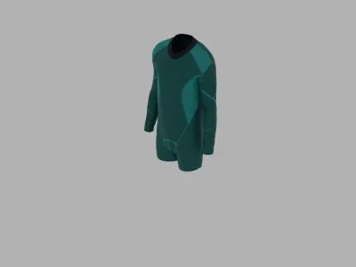 Sport Suit Low-poly 3D model