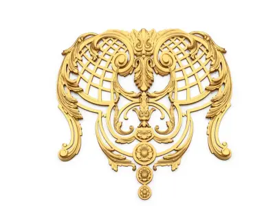 Classic decor ornament 122 3D model