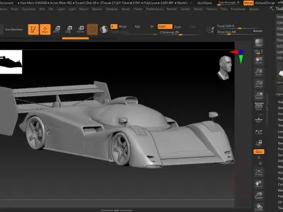 jaguar xjr 14 3D Print Model 3D print model