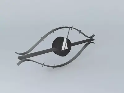 Eye clock - Designer George Nelson Free 3D model