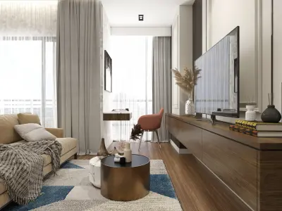 Interior Apartment Gp Slipi 3D model