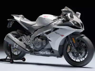 Aprilia RSV4 R 2010 Low-poly 3D model