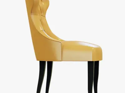 Kursi Makan Modern Unik Seri Bogor 3D model