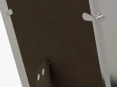 Picture frame with chamfered corners 3D model