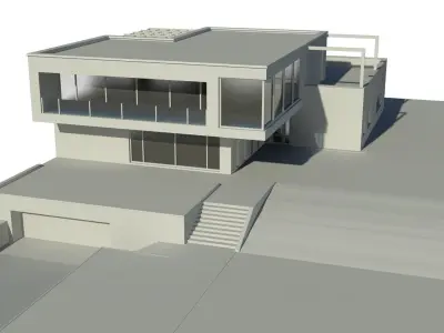 Modern house Free 3D model