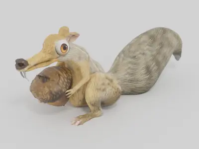 squirrel 3D model