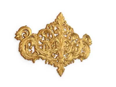 Classic decor ornament carved 49 3D model
