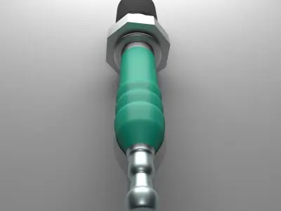 Spark plug 3D model