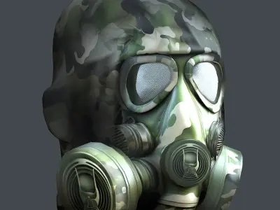 Helmet 3d model military combat Military Low-poly Low-poly 3D model 87