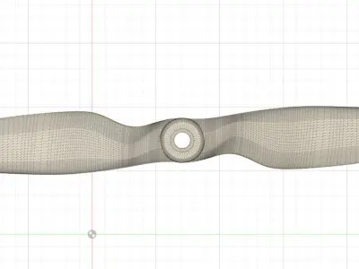 Propeller 9x45E CW 3D print model