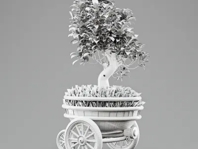 Indoor Plant Bonsai 01 3D model