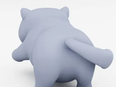 SHY CAT Free 3D print model