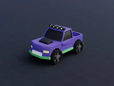 Ultimate Low-Poly Track Builder Pack Low-poly 3D model
