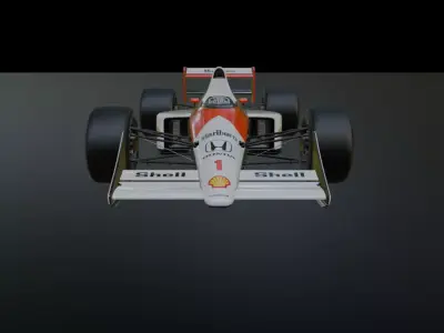 Honda Marlboro mp4 7a Formula 1 3D model