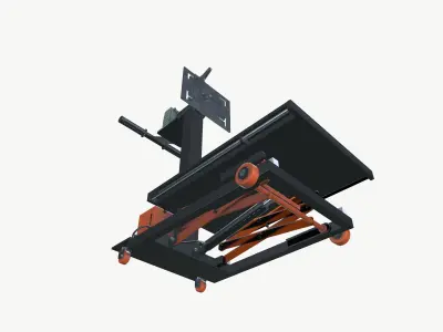 Engine stand 3D model
