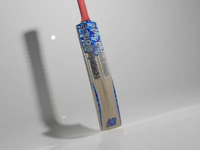 New Balance Cricket Bat Low-poly 3D model