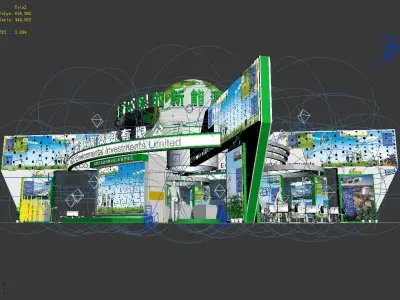 Exhibition - Area - 20X15-3DMAX2009-01 3D model