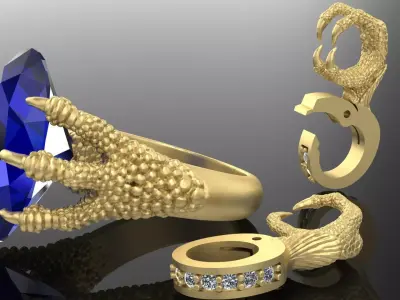 Headset Dragon 3D print model