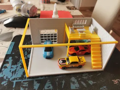 Workshop diorama 3D print model