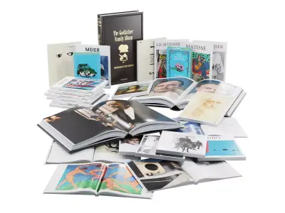 Books Set 7 3D model