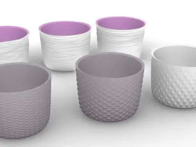 3d model of Pot holder for plants 3D print model