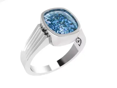 Stone Ring 0536 Free 3D print model