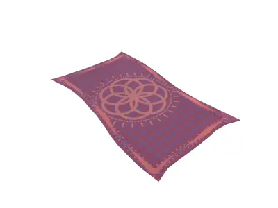 Medieval Carpet V4 Low-poly 3D model