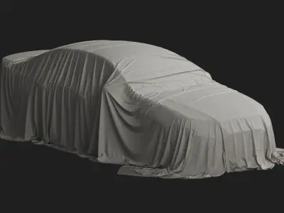 Ordinary Car Cover 04 3D model