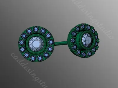 Earrings bi 3 3D print model