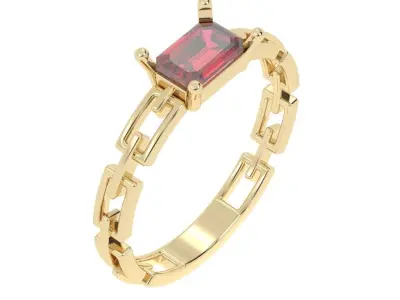  aneis solitarios e foramturas 3D print model