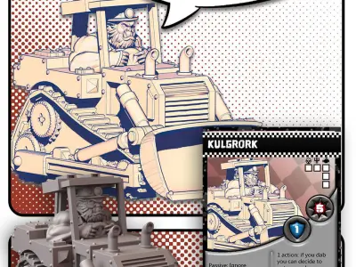 Kulgrork TUSSLE FOR VICTORY 3D print model