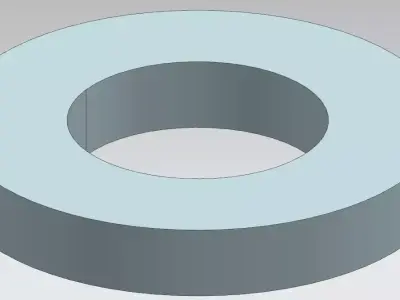 Flat washer for M6 screw 3D print model