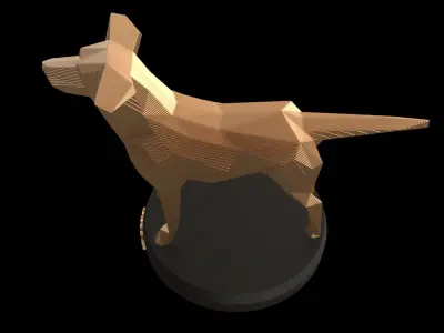 Parametric Smalltan Low-poly 3D model